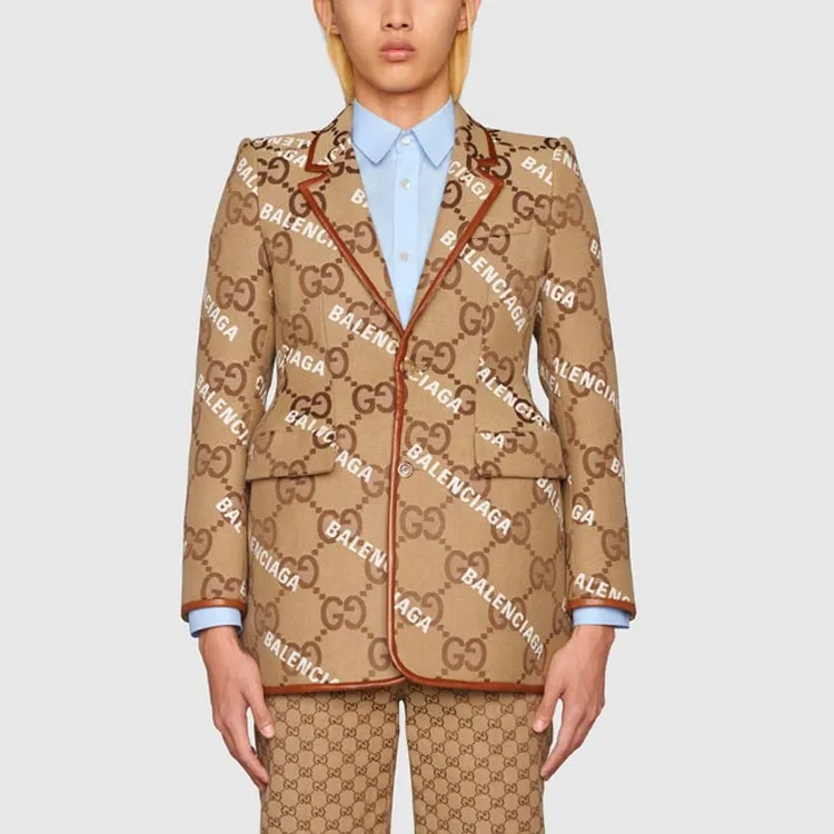 GUCCI X Balenciaga The Hacker Project Jumbo Gg Men Jacket-1