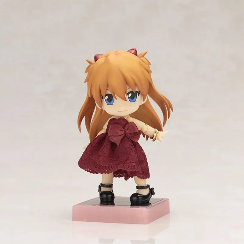 SHOUWU Cu Poche EVA New Movie Asuka Langley Soryu Formalwear Ver. Chibi Figures 11cm-3