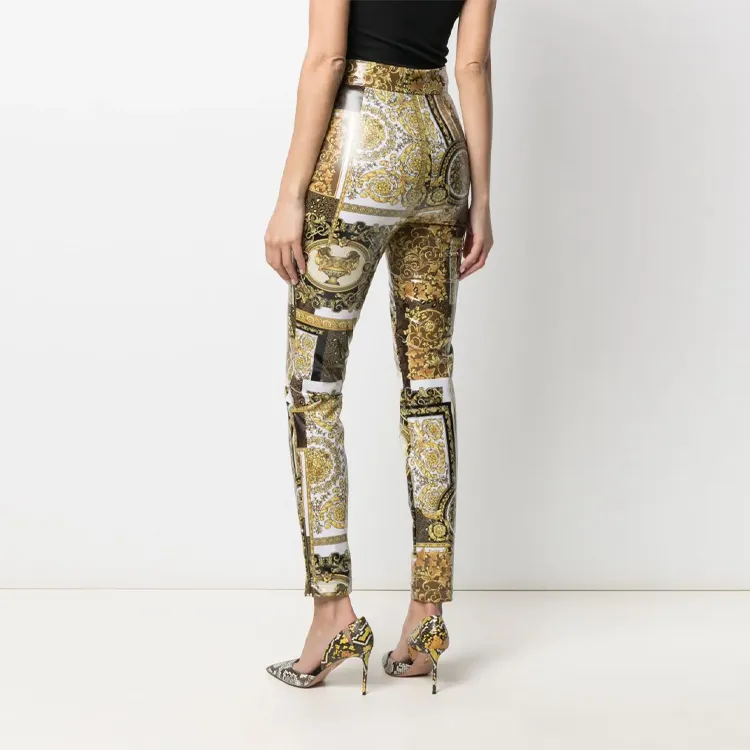 VERSACE VERSACE Casual Pants Women's Gold-2