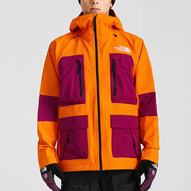 THE NORTH FACE Waterproof, Windproof, Thermal, Water Repellent Windbreaker Jacket Men's Orange-3