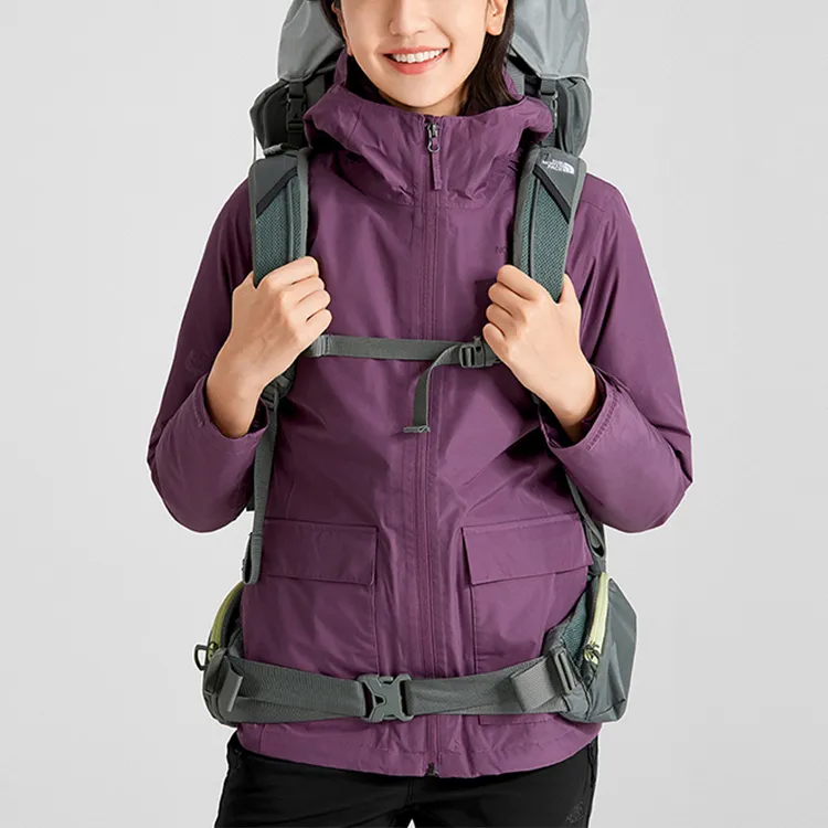 THE NORTH FACE City Outdoor Collection Waterproof And Windproof To Keep Warm Windbreaker Jacket Women's Purple-1