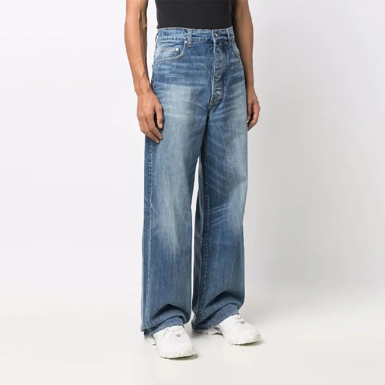 AMIRI Wide Leg Baggy Jeans-3