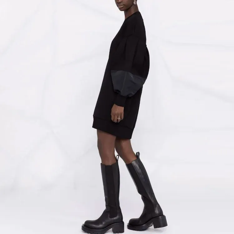 Alexander McQueen Long Sleeved Dresses Women's Black-3