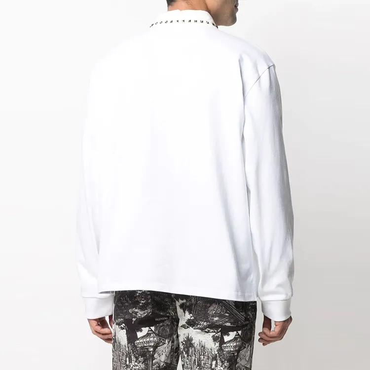 Valentino Polo Shirts Men White-2