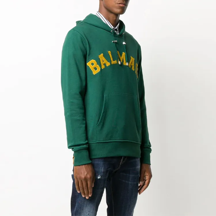BALMAIN Sweatshirts Men Green-2
