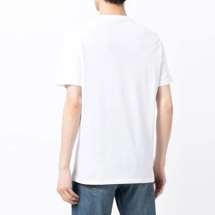 ARMANI EXCHANGE Men's Front Logo T-shirt White-3