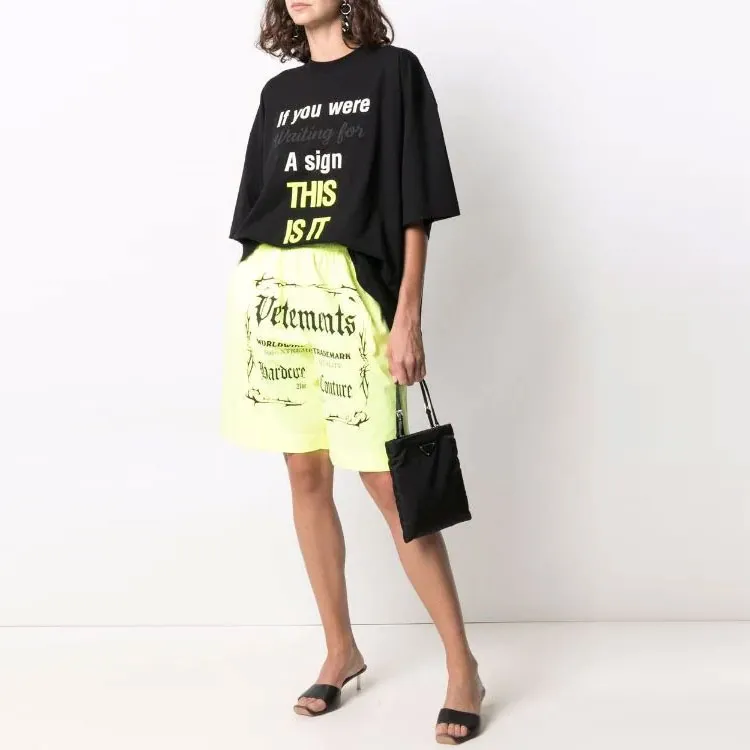 Vetements Black Label Logo Shorts-2
