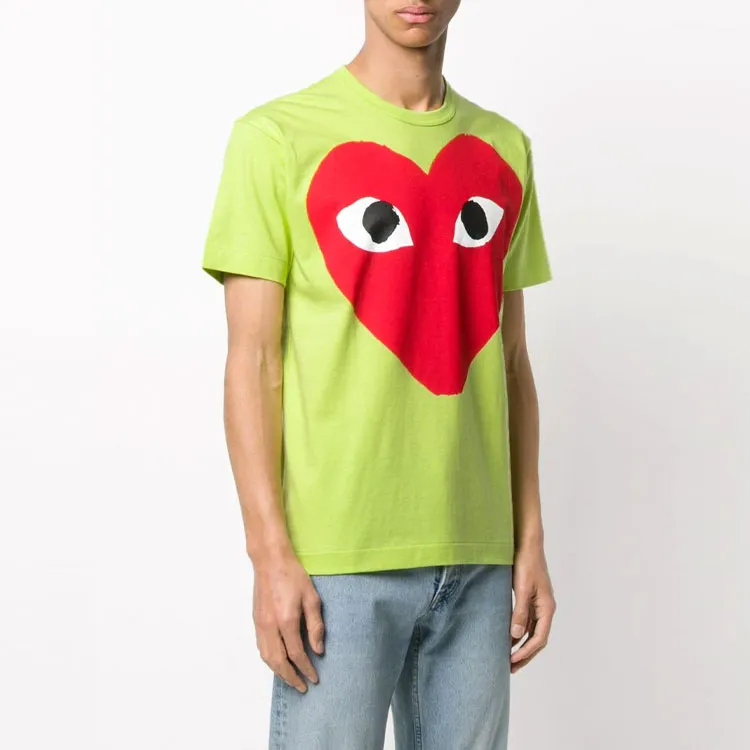 CDG Play T Shirts Men Green-4