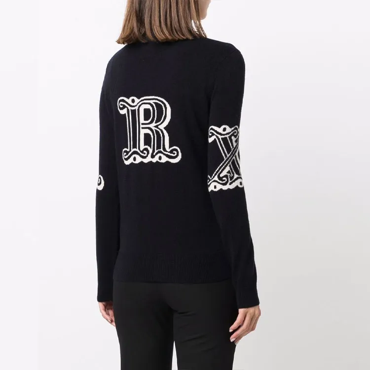 MaxMara Cashmere Sweaters Women's Dark Blue-4