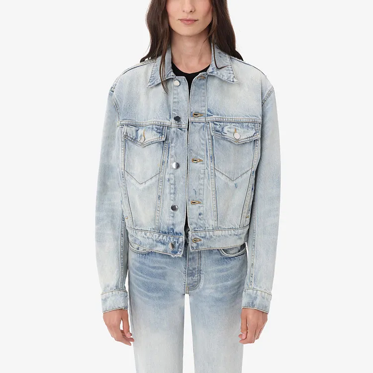 AMIRI Denim Jackets Women's Blue-1