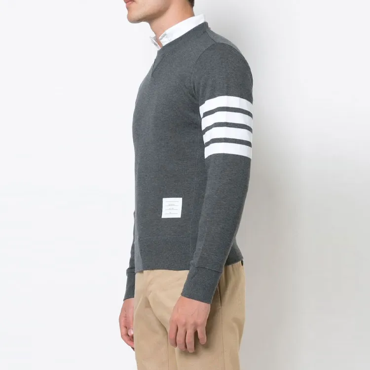 THOM BROWNE Classic Loopback 4 Bar Sweatshirt-1