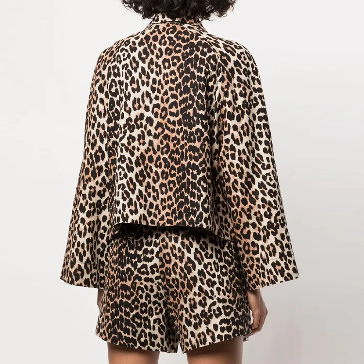 GANNI Jacket With Animal Print-2
