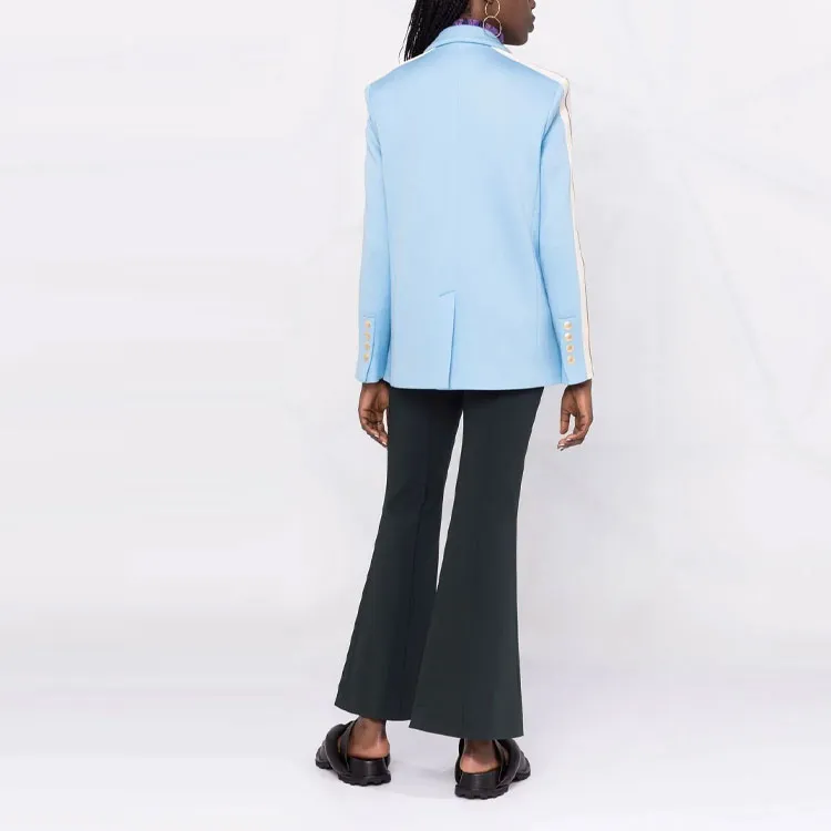 PALM ANGELS Stripe Detail Tailored Blazer-2