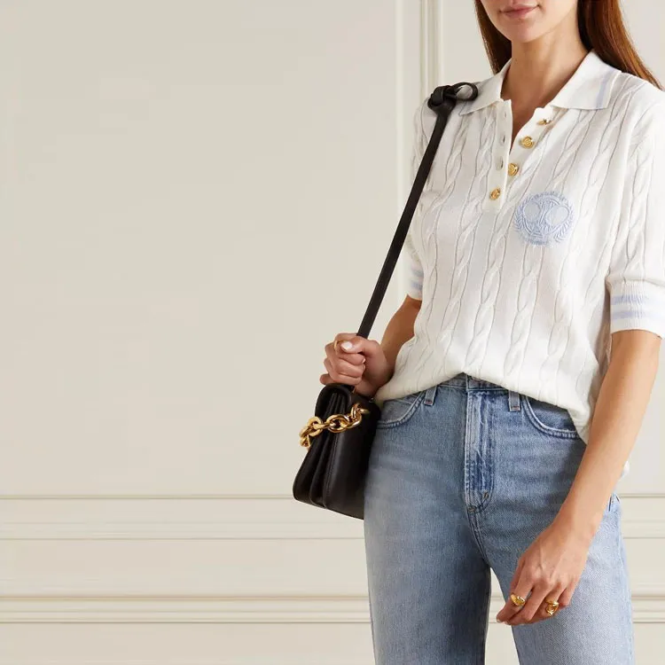 BALMAIN Polo Shirts Women's White-2