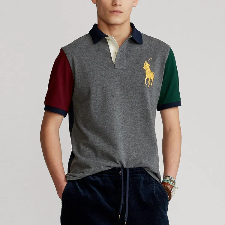 Polo Ralph Lauren Polo Shirts Men Gray-2