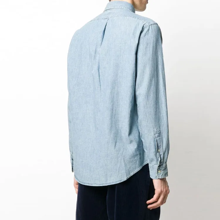 Polo Ralph Lauren Logo embroidered Chambray Shirt-2