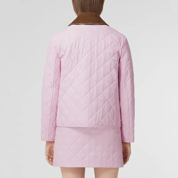 Burberry Jackets Coats Women's Pink-2
