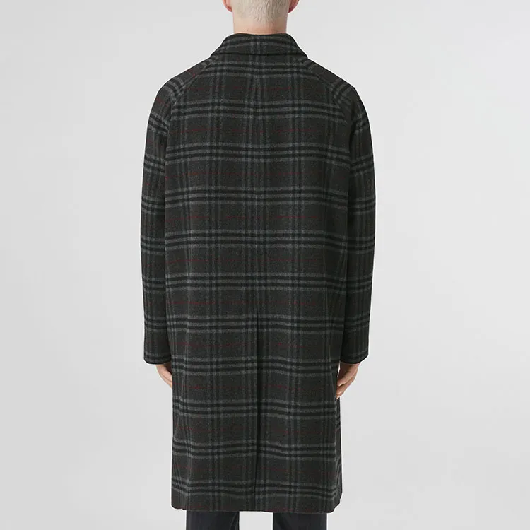 Burberry Coats Men Dark Gray-3