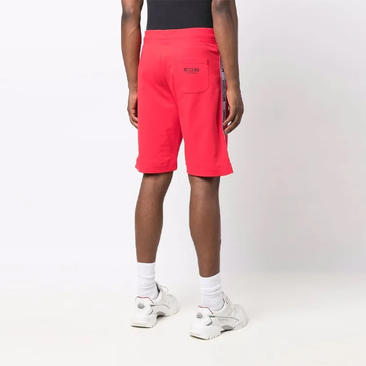MOSCHINO Sports Shorts Men Red-3