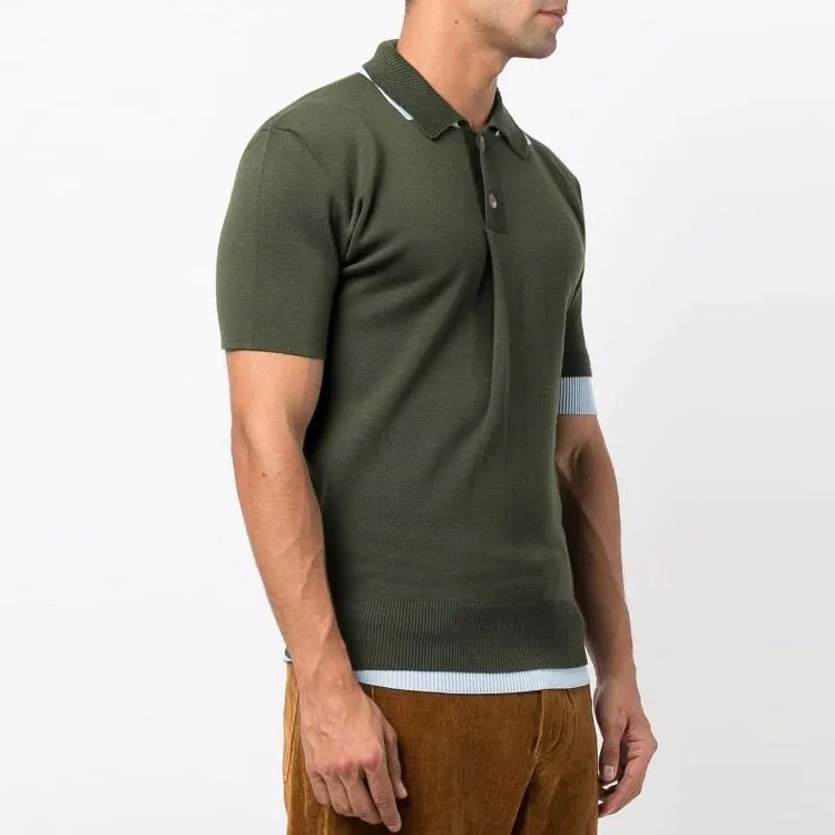 Jacquemus Polo Shirts Men Green-3