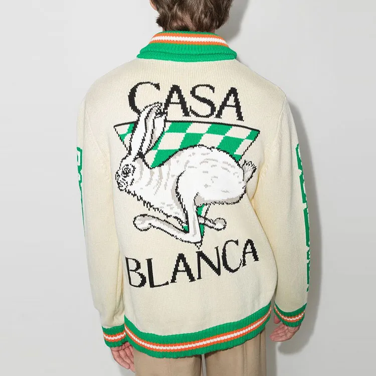 CASABLANCA Casa Racing Intarsia Knit-3