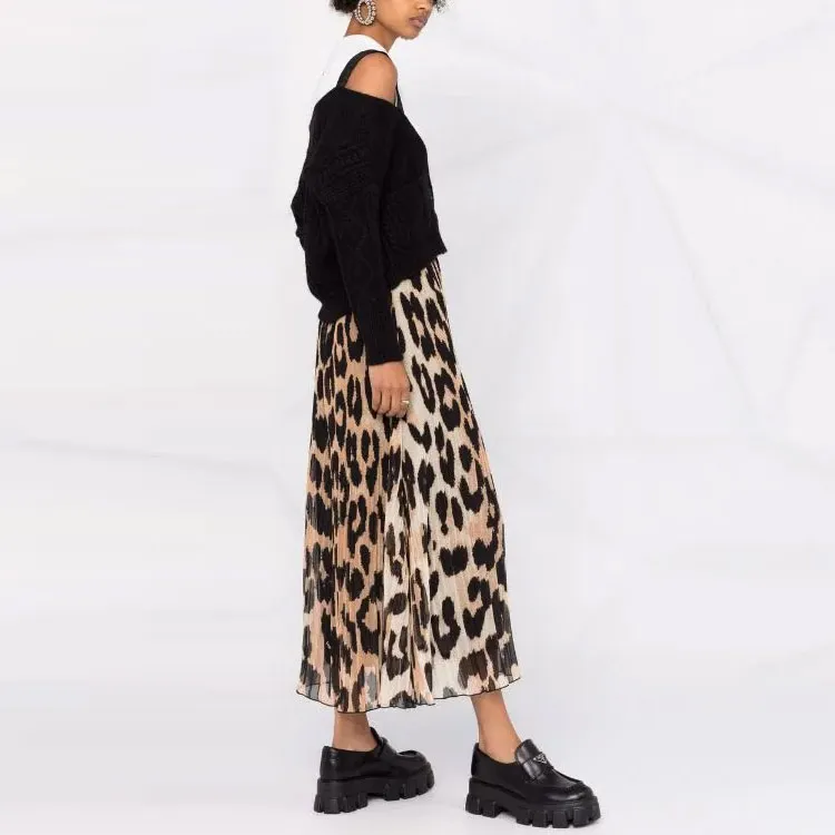 RED VALENTINO FW21 Knitted Fabric Cardigan Women's Black-3