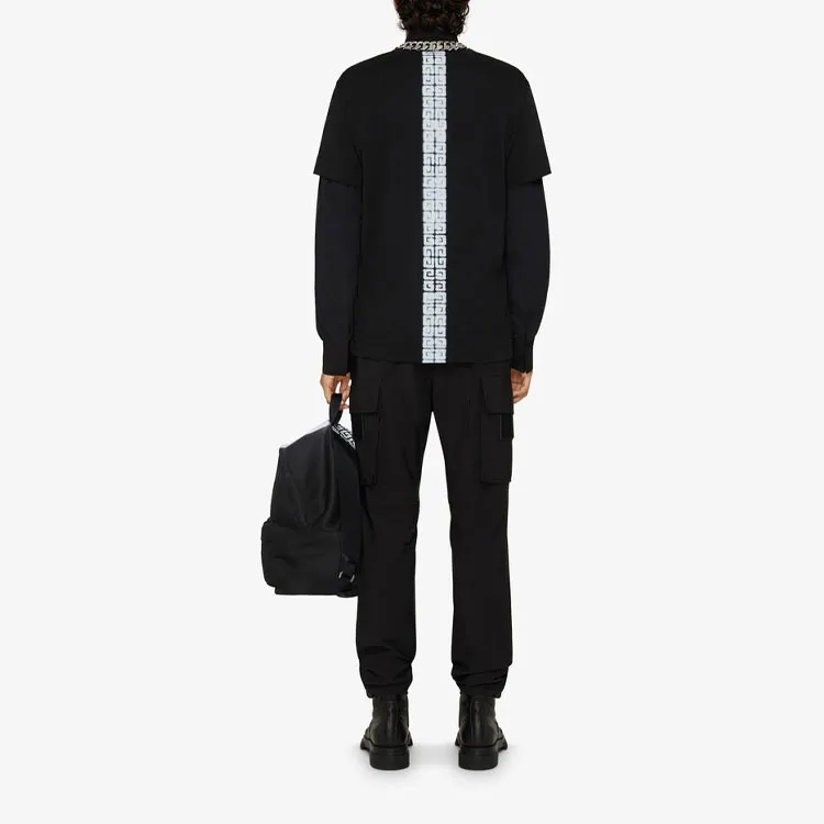 Givenchy 4G Logo Printed Crewneck T Shirt-3