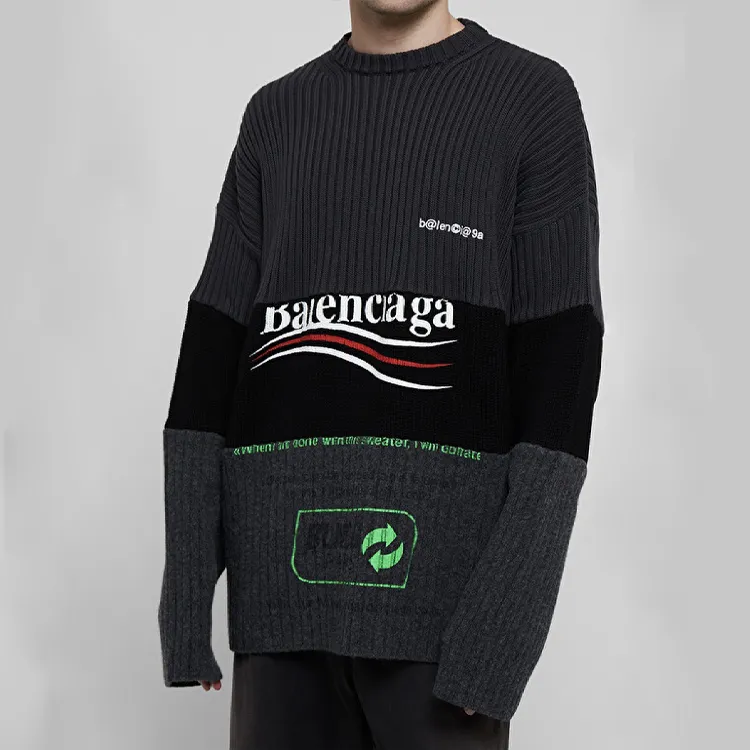 Balenciaga Sweaters Men Black-3