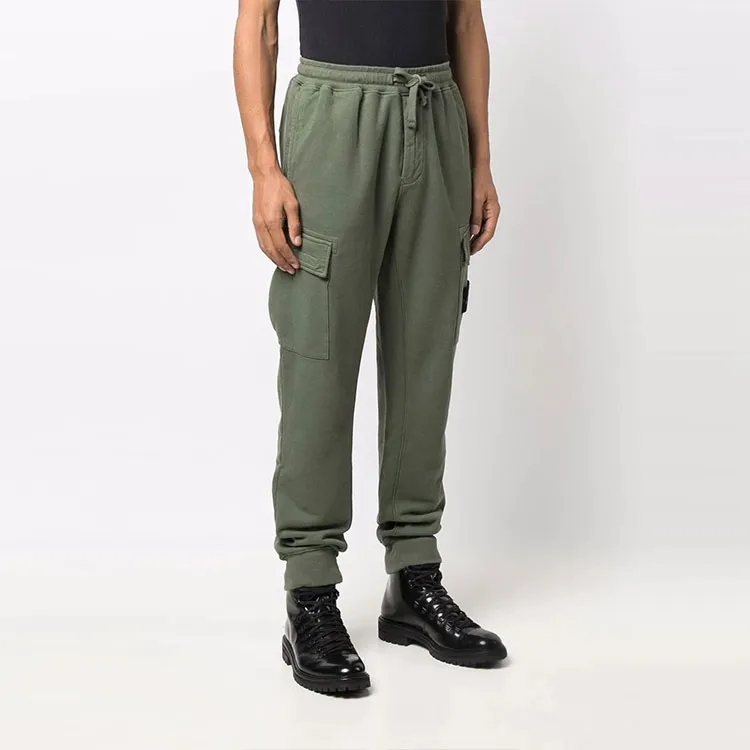 STONE ISLAND Cargo Pants Men Army Green-3