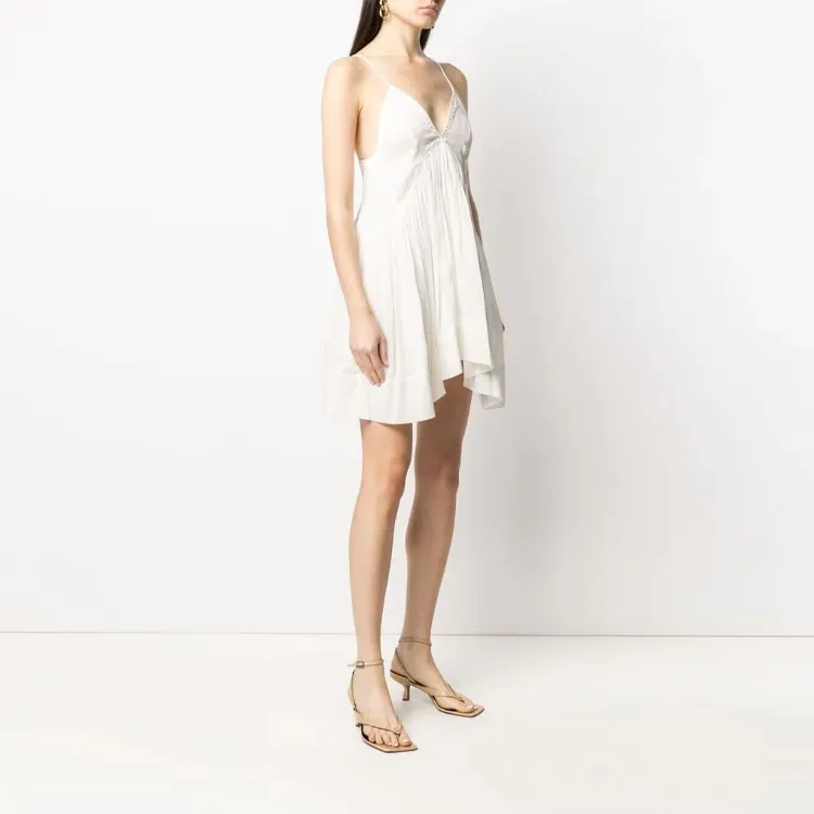 ISABEL MARANT Sleeveless Dresses Women's White-3