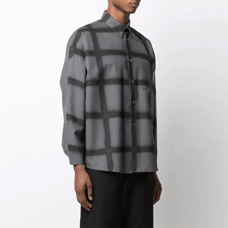 MARNI Shirts Men Gray-3