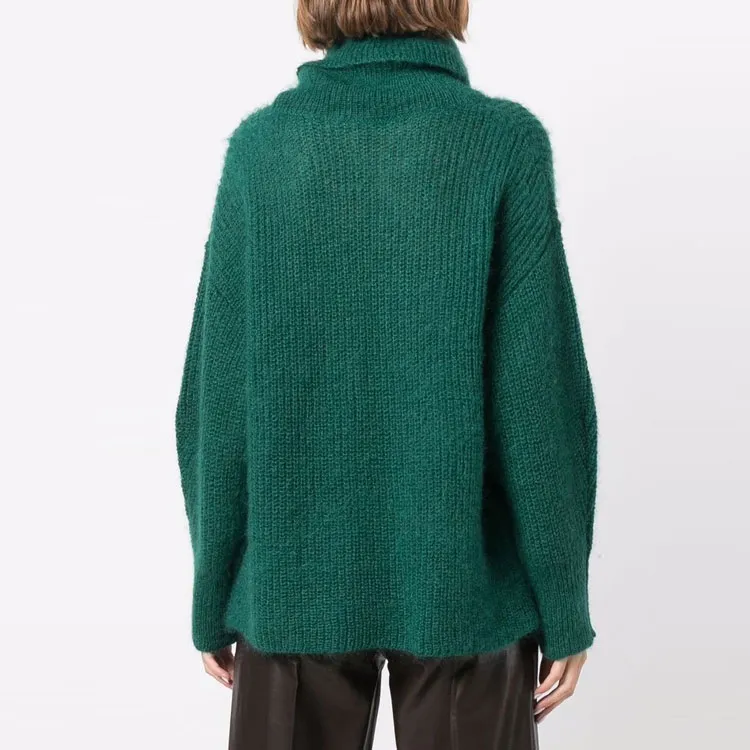 ALBERTA FERRETTI FW21 Loose Fit Sweater Women's Green-3