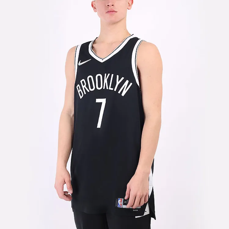 Nike Nba Brooklyn Nets Kevin Durant 75th Anniversary 2020/2021 Icon Edition Jersey-4