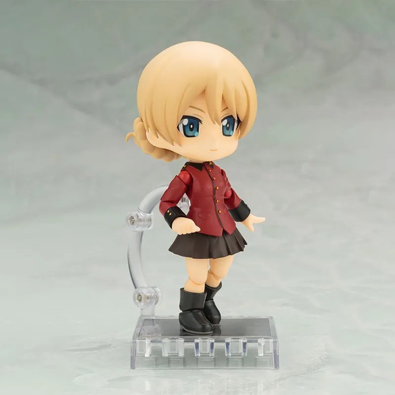 SHOUWU Saijo Cu Poche Girlish And Tank Movie Darjeeling Nendoroid Chibi Figures 11cm-3