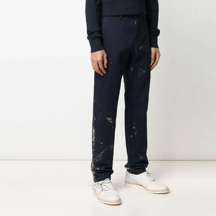 Maison Margiela Casual Pants Men Blue-2