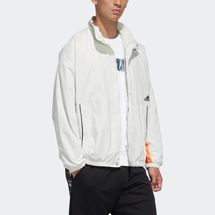 Adidas ESSENTIALS Jacket Fall Men's Gray-5
