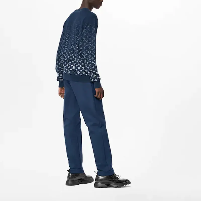 LOUIS VUITTON Lvse Monogram Degrade Crewneck-5