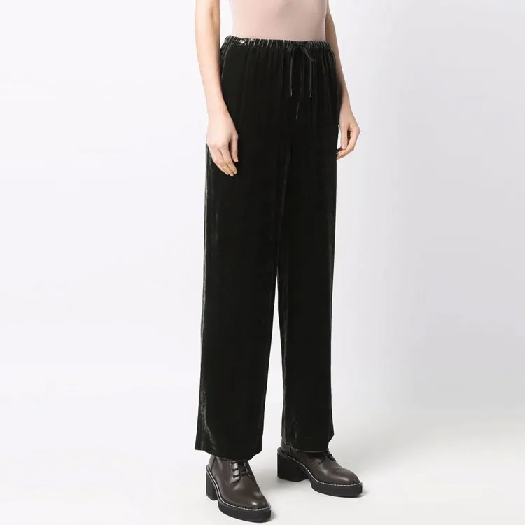 THEORY Casual Pants Women's Green-2