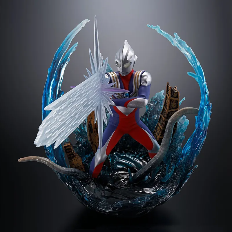 BANDAI ZERO Ultraman Tiga Figuarts Ultra Battle Composite Form Scale Figures 20cm-3