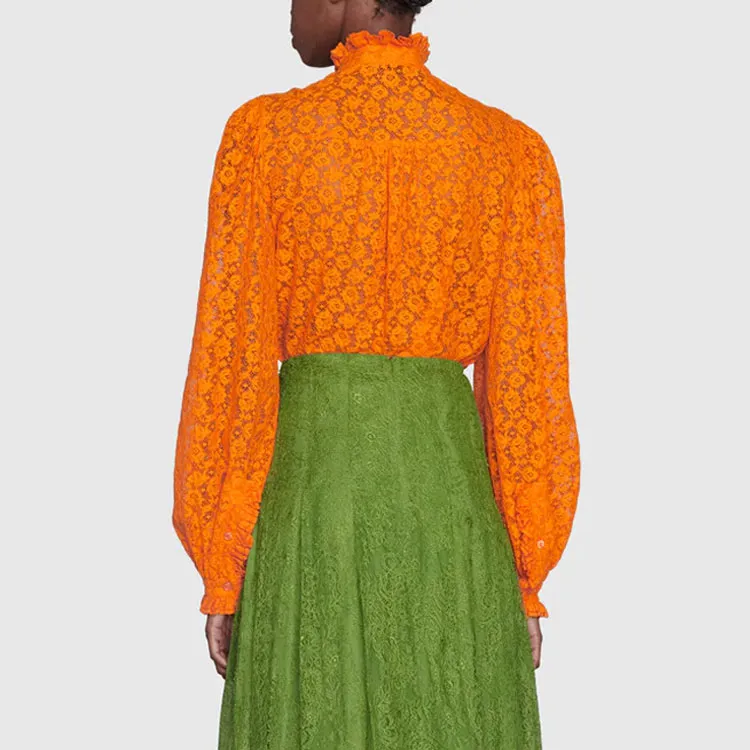 The North Face X GUCCI X The North Face Shirts Women's Orange-1