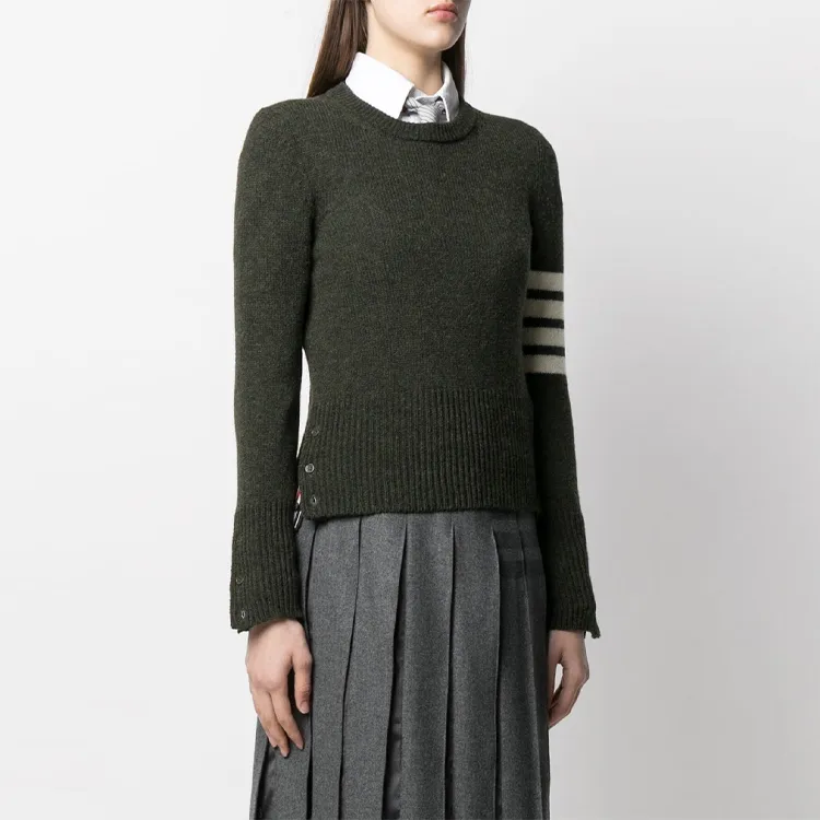 THOM BROWNE· Sweater Women's Green-2
