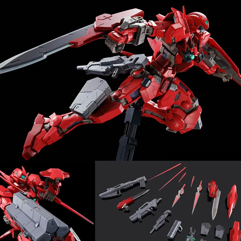 BANDAI MG Mobile Suit Gundam 00 F Gundam Astraea F Type Full Armed Model Kits 18cm-6