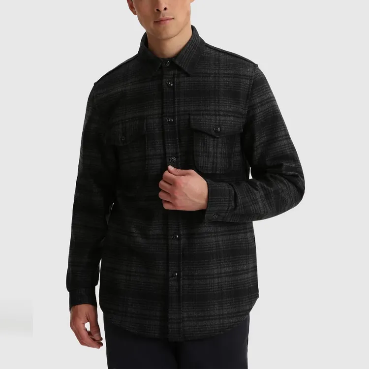 WOOLRICH Alaskan Melton Overshirt-2