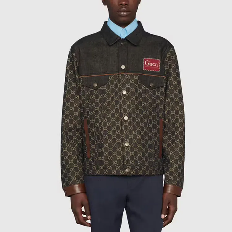 GUCCI Jackets & Coats Men's Brown-1