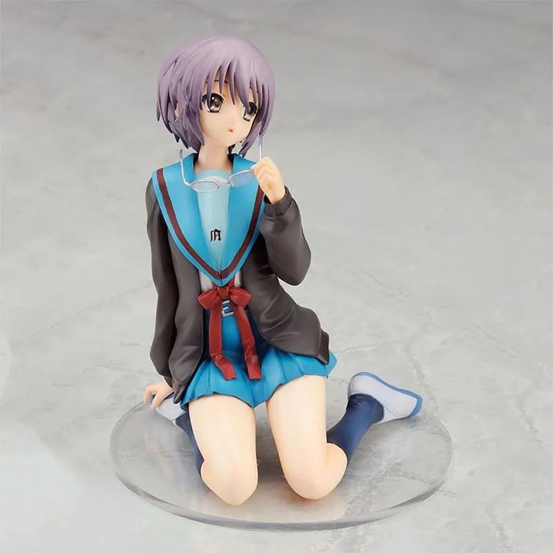ALTER The Melancholy Of Haruhi Suzumiya Nagato Yuki School Uniform Ver. 12cm Scale Figures-2