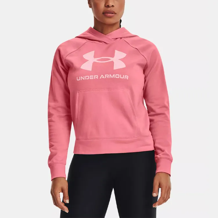 Under Armour Rival Sweatshirts Women's Light Pink-3