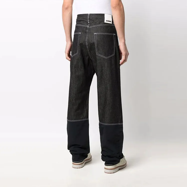 Jacquemus Jeans Men Dark Blue-4