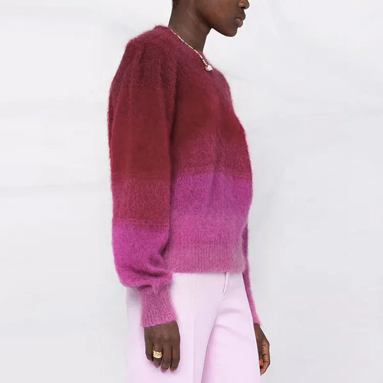 ISABEL MARANT FW21 Loose Fit Sweater Women's Fuchsia-2