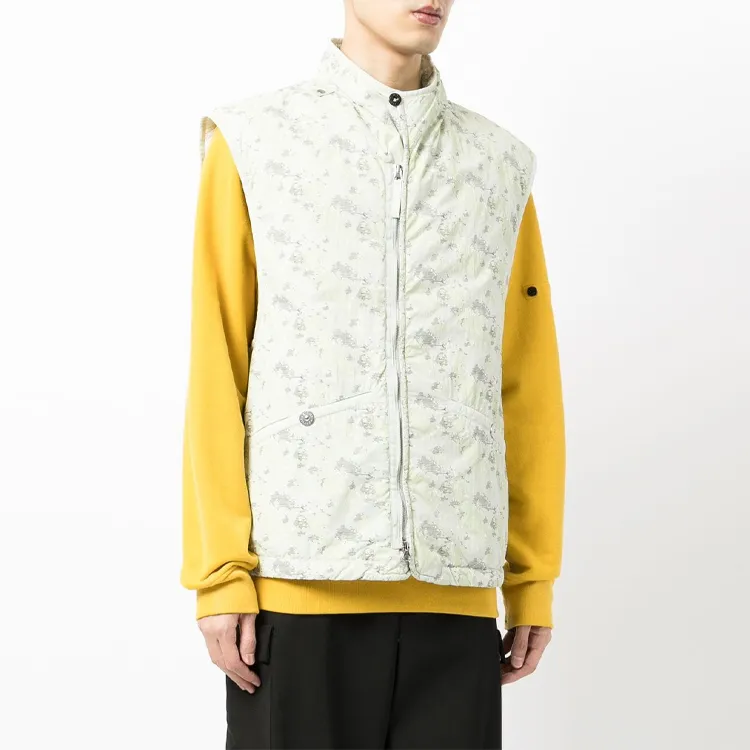 STONE ISLAND Vests Men White-3
