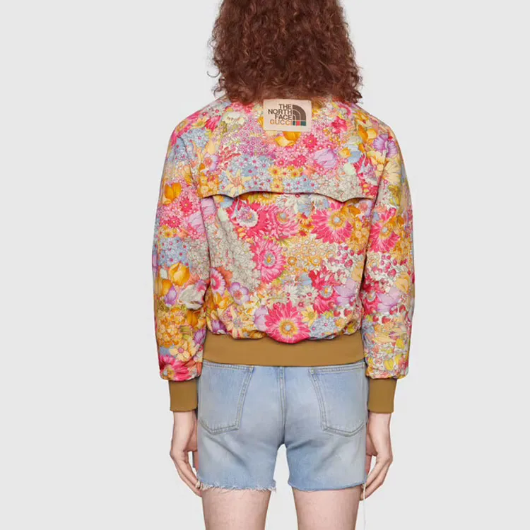 GUCCI X The North Face Online Exclusive Nylon Bomber Jacket-5
